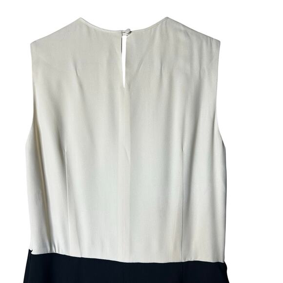 Michael Kors Dress Size 4 Vintage Classic Timeless Wool Blend Cream Black - Picture 5 of 8